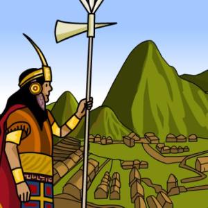 Imagen de portada del videojuego educativo: JUEGO DE LA OCA (Civilización Incaica), de la temática Historia