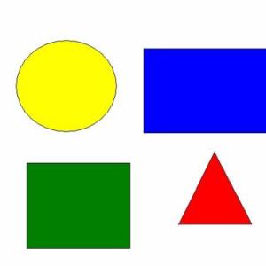 Imagen de portada del videojuego educativo: Juego de las figuras geométricas y los colores, de la temática Matemáticas