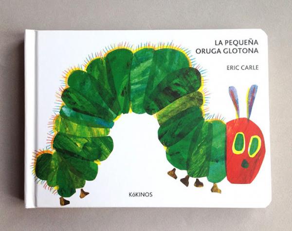 Imagen de portada del videojuego educativo: La oruga glotona, de la temática Literatura
