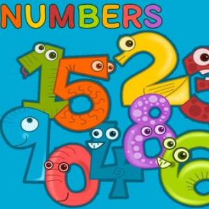 Numbers 1 to 5