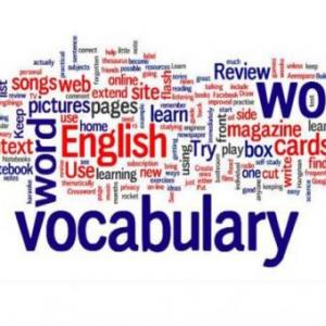 Enlish vocabulary