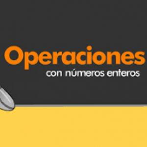 Operaciones con números enteros