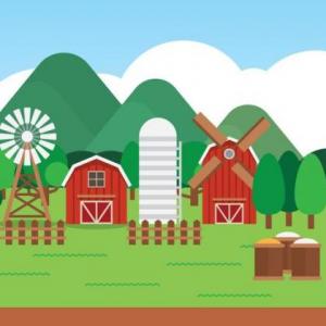 Imagen de portada del videojuego educativo: Farm animals, de la temática Ciencias