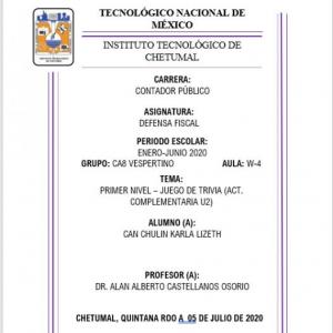 PRIMER, SEGUNDO Y TERCERO  NIVEL   JUEGO DE TRIVIA, OCA Y MEMORAMA (ACT. COMPLEMENTARIA U2, U3, U4)