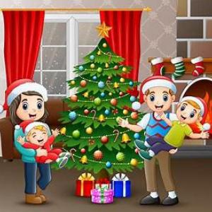 Imagen de portada del videojuego educativo: ¿Qué tanto sabes de la Navidad?, de la temática Costumbres