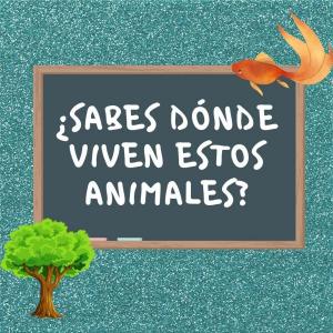 ¿Sabes dónde viven estos animales?