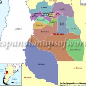 Distritos de la Provincia de Mendoza