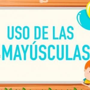 Uso de las mayúsculas