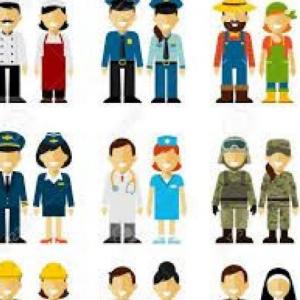 Los roles o trabajos que realizan las personas