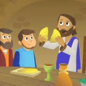 Imagen de portada del videojuego educativo: Eucaristía/ Primera comunión., de la temática Religión