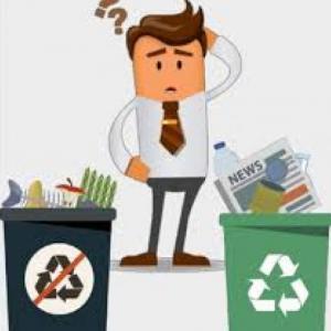 Imagen de portada del videojuego educativo: ¿Cómo clasifico residuos?, de la temática Biología