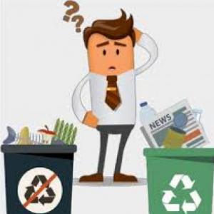 Imagen de portada del videojuego educativo: ¿Cómo clasifico residuos?, de la temática Biología