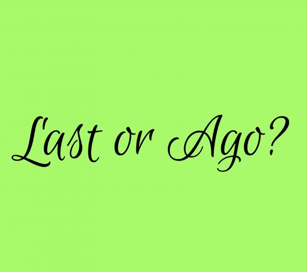 Imagen de portada del videojuego educativo: Last or Ago?, de la temática Idiomas