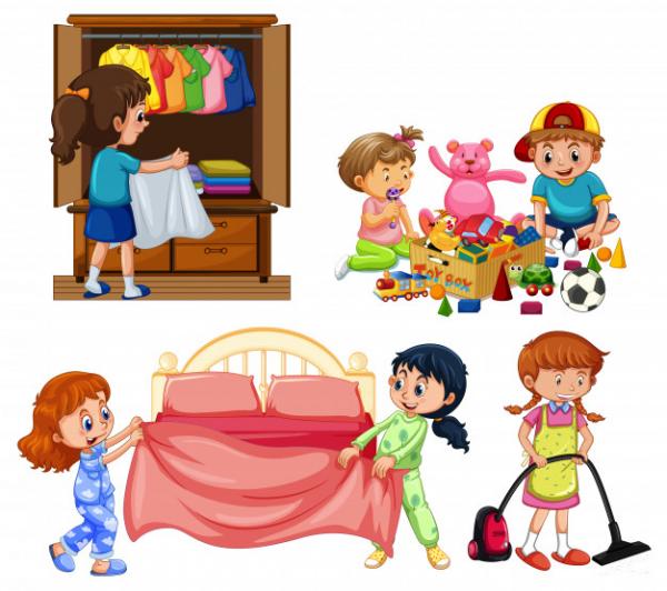 Imagen de portada del videojuego educativo: Chores, de la temática Idiomas
