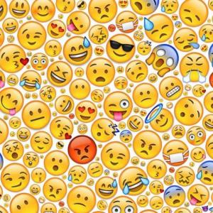 Imagen de portada del videojuego educativo: Which emoji matches your personality?, de la temática Idiomas