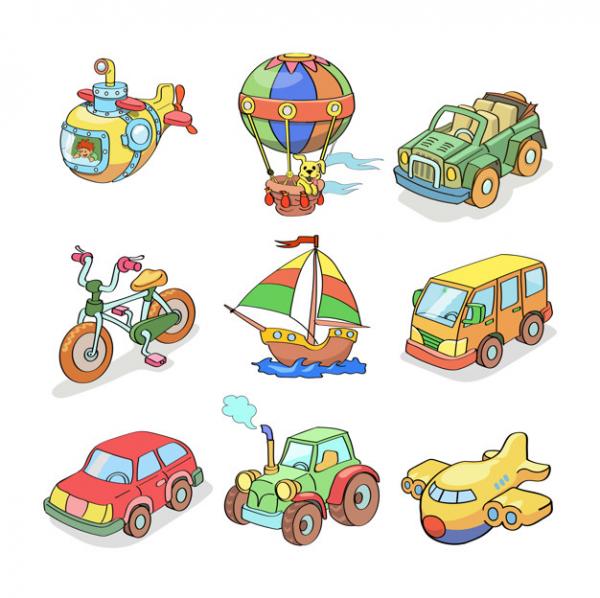 Imagen de portada del videojuego educativo: Means of transport and jobs, de la temática Idiomas