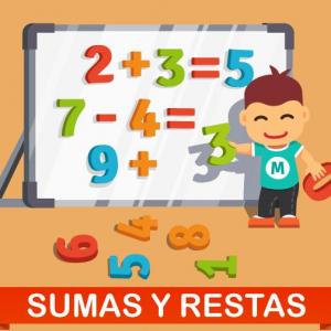 Portada del juego Problemas con sumas y restas – Matemáticas