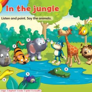 Imagen de portada del videojuego educativo: Wild animals, de la temática Lengua