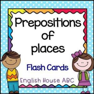 Imagen de portada del videojuego educativo: Prepositions of place, de la temática Idiomas