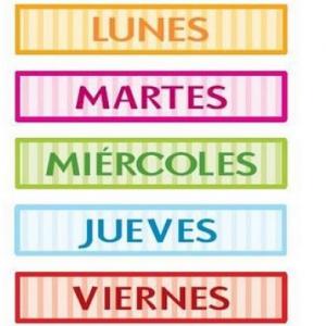 LOS DÍAS DE LA SEMANA