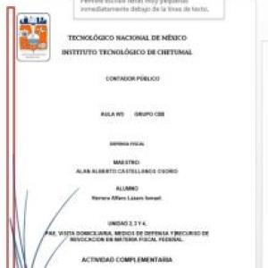 DERECHO FISCAL U. 2, 3 Y 4