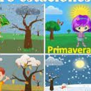 Imagen de portada del videojuego educativo: las estaciones del año , de la temática Medio ambiente