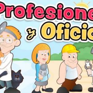 Imagen de portada del videojuego educativo: Memorama de oficios y profesiones, de la temática Lengua