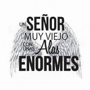 "Un señor muy viejo con unas alas enormes"