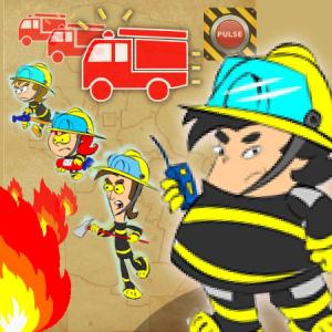 Imagen de portada del videojuego educativo: ¡Alerta bomberos!, de la temática Seguridad