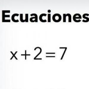 Ecuaciones