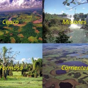 Imagen de portada del videojuego educativo: Las regiones del NEA , de la temática Geografía