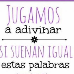 Palabras que inician igual