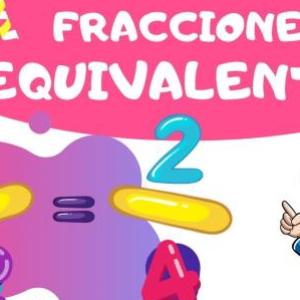 Portada del juego Fracciones equivalentes – Matemáticas