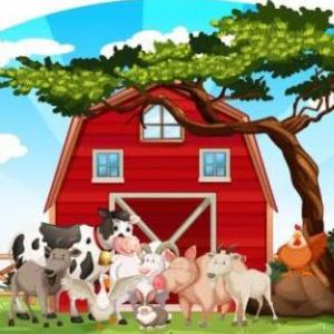 Imagen de portada del videojuego educativo: Animales de la granja, de la temática Medio ambiente