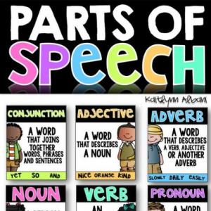 Parts of speech