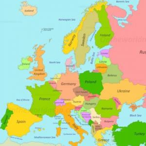 Imagen de portada del videojuego educativo: 6th Grade Sociales Unit 2 Quiz: The Geography of Europe - Multinivel, de la temática Geografía
