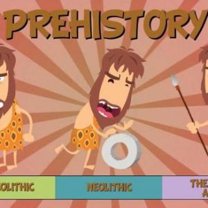 Imagen de portada del videojuego educativo: Unit 5: What are the periods of prehistory? (Multilevel), de la temática Geografía