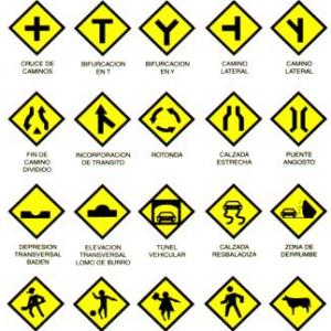 Imagen de portada del videojuego educativo: Jugamos con las señales de tránsito, de la temática Seguridad