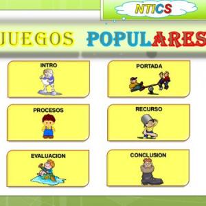 Imagen de portada del videojuego educativo: juegos Populares , de la temática Física