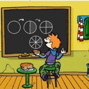 Portada del juego Representación de fracciones 3 básico – Matemáticas