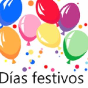 Día festivos de Junio