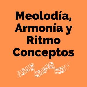 Imagen de portada del videojuego educativo: Conceptos de Melodía, Armonía y Ritmo, de la temática Música