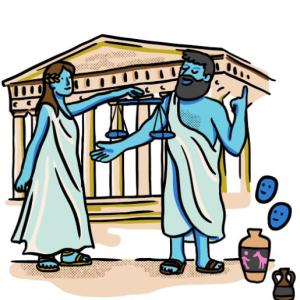 Portada del juego LOS GRIEGOS: CULTURA ATENIENSE – Sociales