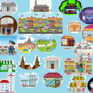 Portada del juego Les lieux de la ville – Idiomas