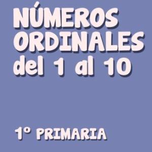 Número Ordinales del 1° al 10°