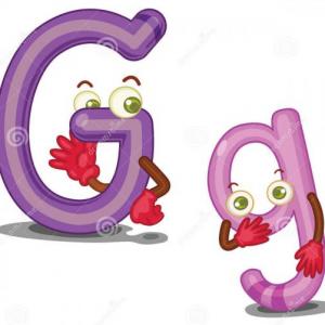 Imagen de portada del videojuego educativo: Parejas con la letra G, de la temática Lengua