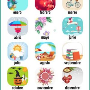MESES DEL AÑO + ESTACIONES + TIEMPO ATMOSFÉRICO