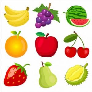 Imagen de portada del videojuego educativo: Memoria de frutas, de la temática Ciencias