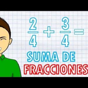 Sumas de fracciones