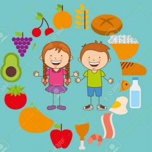 Imagen de portada del videojuego educativo: Nutrición saludable , de la temática Biología